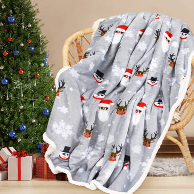 Christmas discount throw blanket